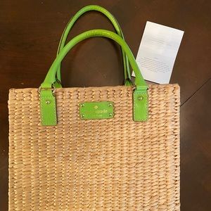 Kate Spade straw bag